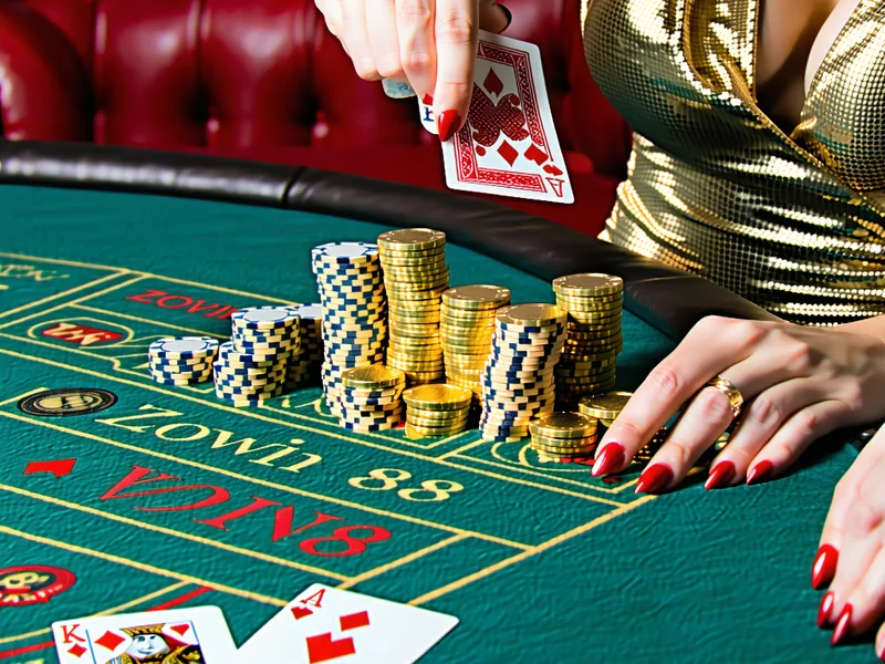 Dealer chia bài Baccarat trực tiếp tại Zowin 88