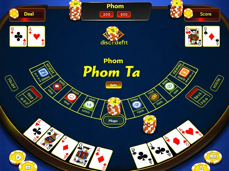 Giao diện trò chơi Phỏm (Tá Lả) trên nền tảng Zowin 88 với các phỏm đã được tạo.