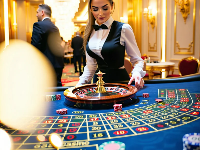 Hình ảnh sòng bạc trực tuyến Zowin 88 với dealer người thật đang điều khiển trò Roulette và Baccarat.