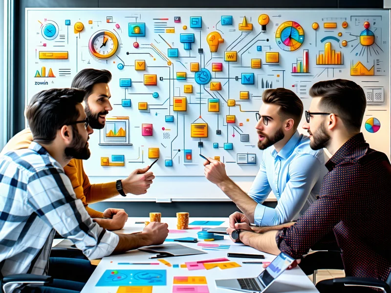 Đội ngũ marketing Zowin đang họp ý tưởng