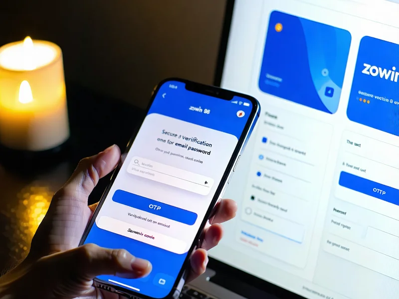 Màn hình xác minh số điện thoại hoặc email tại Zowin 88