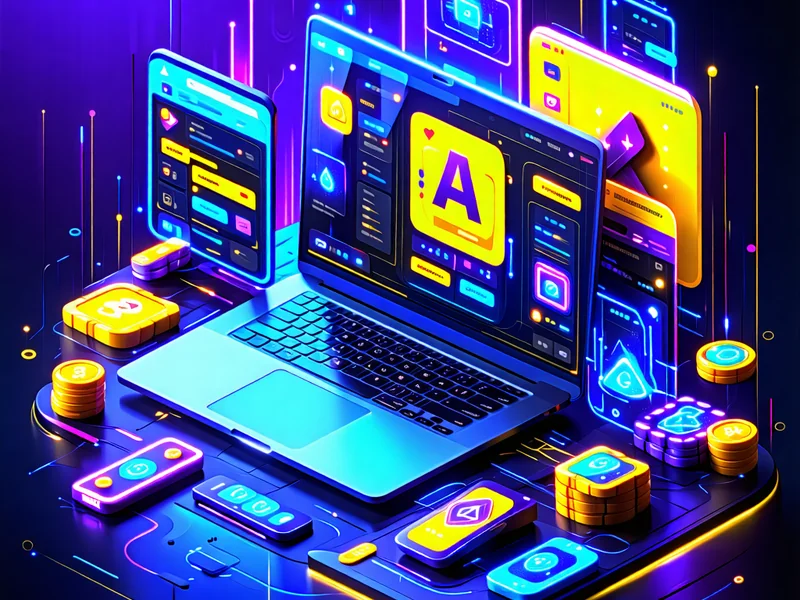 Hình ảnh minh họa công nghệ AI, Blockchain và VR tích hợp trong nền tảng cá cược trực tuyến của Zowin, với các biểu tượng công nghệ và giao diện game.