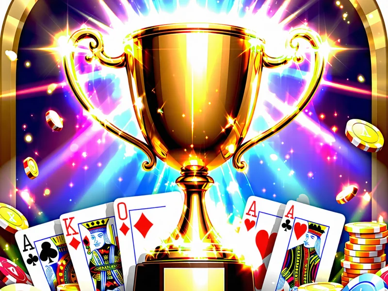 Biểu tượng chiếc cúp vàng và bài poker tượng trưng cho giải đấu độc quyền của Zowin, Zowin 88 dành cho VIP.