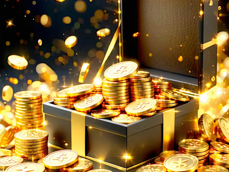 Biểu tượng tiền vàng và hộp quà thể hiện các phần thưởng và tiền thưởng đặc biệt từ Zowin, Zowin 88 dành cho VIP.