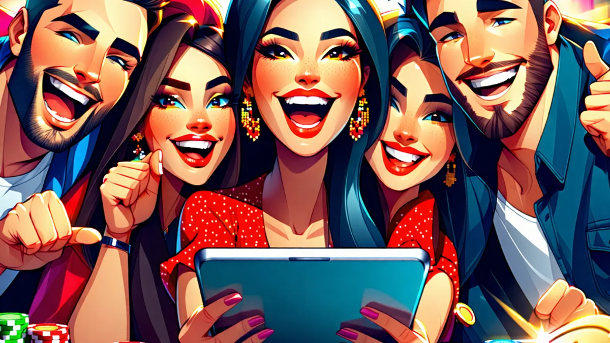 Hình ảnh người chơi vui vẻ với các khoản hoàn trả lớn tại Zowin